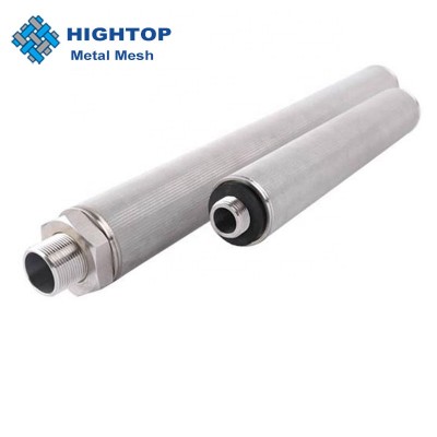 water filter stainless steel wire mesh cylinder sintered mesh filter cartridge