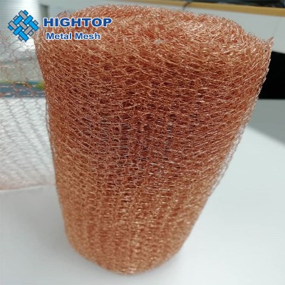 Ultra Fine Copper Knitted Metal Wire Mesh Tube for Electromagnetic Shielding Field