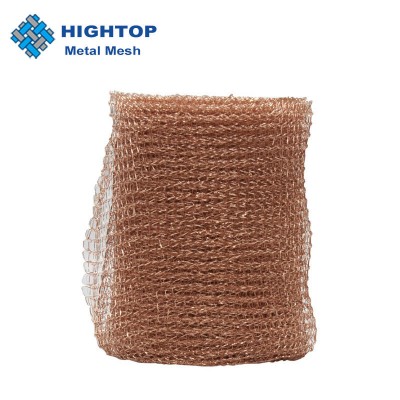 Brass Knitted Wire Mesh Tube for Distillation Column Packing