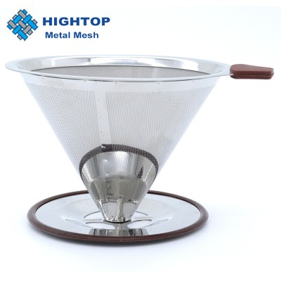 Customize Japanese Washable Stainless Steel Wire Brewing Coffee Filter for Camping