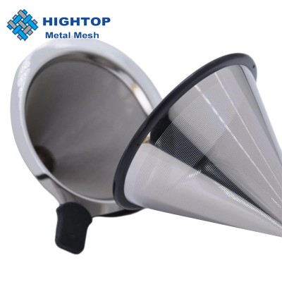 Gold Honeycomb Single Stainless Pour Over Cone Coffee Filter Dripper